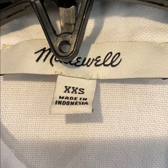 MADEWELL NEW Short-Sleeve Tie-Front Shirt - Picture 5 of 7